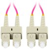 Kabel patchcord LANBERG FO-SUSU-MD41-0010-VT 1 m Materiał płaszcza LSZH