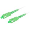 Kabel Patchcord LANBERG FO-SASA-SS31-0500-WH 50 m Kolor Biało-zielony