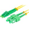 Kabel patchcord LANBERG FO-SALA-SD11-0020-YE 2 m Kolor Żółto-zielony