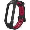 Pasek TECH-PROTECT Armour do Xiaomi Mi Smart Band 5/6/7/NFC Czarno-czerwony Materiał TPU