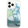 Etui GUESS Flower Liquid Glitter do iPhone 13/13 Pro Zielony Model telefonu iPhone 13 Pro
