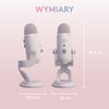 Mikrofon BLUE Yeti Dookólny Biały Próbkowanie 48 kHz / 16 bit