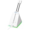 Uchwyt DELTACO Mouse bungee GAM-044-W-RGB Biały Hub USB Nie