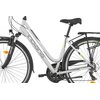 Rower trekkingowy INDIANA X-Road 1.0 D17 28 cali damski Szaro-zielony Rama Aluminiowa