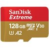 Karta pamięci SANDISK microSDXC Extreme 128GB + Adapter Adapter w zestawie Tak