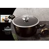 Garnek BERLINGER HAUS Metallic Line Shiny Black Edition BH-6604 20 cm Rodzaj Garnek aluminiowy