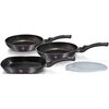 Zestaw patelni BERLINGER HAUS Metallic Line Carbon Pro Edition BH-7048 (5 elementów) Ilość elementów 5