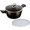 Zestaw garnków BERLINGER HAUS Metallic Line Shiny Black Edition BH-7032 (13 elementów) Przeznaczenie Kuchnie ceramiczne