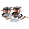 Zestaw garnków BERLINGER HAUS Rose Gold BH-7058 (13 elementów) Przeznaczenie Kuchnie ceramiczne