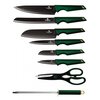 Zestaw noży BERLINGER HAUS Emerald Collection BH-2690 (9 elementów) Możliwość mycia w zmywarce Nie