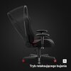 Fotel DIABLO CHAIRS X-ST4RTER Czarny Kolor Czarny (czerwone elementy)