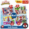 Puzzle TREFL Marvel Spider-Man Ekipa Spiday'a 34611 (71 elementów) Seria Spider Man