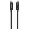 Kabel USB-C - USB-C BELKIN INZ002BT2MBK Thunderbolt 4 100W 2 m Czarny Długość [m] 2