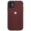 Etui BMW Leather Curve Perforate do Apple iPhone 11 Czerwony Seria telefonu iPhone