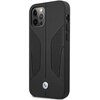 Etui BMW Leather Perforate Sides do Apple iPhone 12 Pro Max Czarny Seria telefonu iPhone