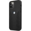 Etui BMW Leather Curve Perforate do Apple iPhone 12 Pro Max Czarny Seria telefonu iPhone
