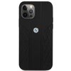 Etui BMW Leather Curve Perforate do Apple iPhone 12 Pro Max Czarny Model telefonu iPhone 12 Pro Max