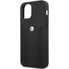 Etui BMW Leather Curve Perforate do Apple iPhone 12 Pro Max Czarny Typ Etui nakładka