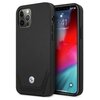 Etui BMW Leather Perforate do Apple iPhone 12/12 Pro Czarny