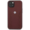 Etui BMW Leather Curve Perforate do Apple iPhone 13 mini Czerwony Model telefonu iPhone 13 Mini