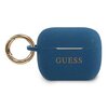 Etui GUESS Silicone Glitter do Apple AirPods Pro Niebieski