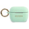 Etui GUESS Silicone Glitter do Apple AirPods Pro Zielony
