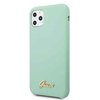 Etui GUESS Silicone Vintage Gold Logo do Apple iPhone 11 Pro Zielony Seria telefonu iPhone