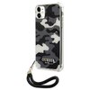 Etui GUESS Camouflage do Apple iPhone 11/Xr Czarne moro Seria telefonu iPhone