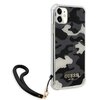 Etui GUESS Camouflage do Apple iPhone 11/Xr Czarne moro Model telefonu iPhone Xr