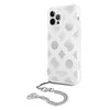 Etui GUESS Peony Collection do Apple iPhone 12 Pro Max Srebrny Seria telefonu iPhone