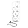 Etui GUESS Peony Collection do Apple iPhone 12 Pro Max Srebrny Typ Etui nakładka