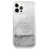 Etui GUESS 4G Big Logo Liquid Glitter do Apple iPhone 12 Pro Max Srebrny Model telefonu iPhone 12 Pro Max