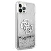 Etui GUESS 4G Big Logo Liquid Glitter do Apple iPhone 12 Pro Max Srebrny Kompatybilność Apple iPhone 12 Pro Max