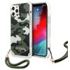 Etui GUESS Camouflage do Apple iPhone 12 Pro Max Zielony