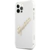Etui GUESS Vintage Script Gold do Apple iPhone 12/12 Pro Przezroczysty Seria telefonu iPhone