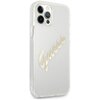 Etui GUESS Vintage Script Gold do Apple iPhone 12/12 Pro Przezroczysty Model telefonu iPhone 12 Pro