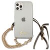 Etui GUESS 4G Gold Chain do Apple iPhone 12/12 Pro Przezroczysty Model telefonu iPhone 12