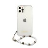 Etui GUESS White Pearl do Apple iPhone 12/12 Pro Przezroczysty Model telefonu iPhone 12