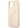 Etui GUESS Saffiano Vintage Script do Apple iPhone 12 Pro Złoty Typ Etui nakładka