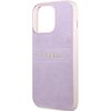 Etui GUESS Saffiano Hot Stamp Metal Logo do Apple iPhone 13 Pro Fioletowy Dominujący kolor Fioletowy