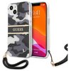 Etui GUESS Camo Strap Collection do Apple iPhone 13 Czarny
