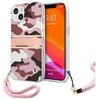 Etui GUESS Camo Strap Collection do Apple iPhone 13 Różowy