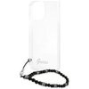 Etui GUESS Black Pearl do Apple iPhone 13/13 Pro Przezroczysty Kompatybilność Apple iPhone 13 Pro