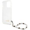 Etui GUESS White Pearl do Apple iPhone 13/13 Pro Przezroczysty Dominujący kolor Przezroczysty