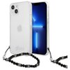 Etui GUESS Black Pearl do Apple iPhone 13 Mini Przezroczysty