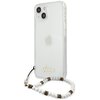 Etui GUESS White Pearl do Apple iPhone 13 Mini Przezroczysty Seria telefonu iPhone