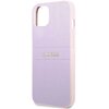 Etui GUESS Saffiano Hot Stamp Metal Logo do Apple iPhone 13 Fioletowy Dominujący kolor Fioletowy