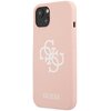 Etui GUESS Silicone 4G Logo do Apple iPhone 13 Mini Różowy Seria telefonu iPhone