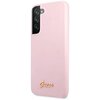Etui GUESS Silicone Script Metal Logo do Samsung Galaxy S22+ Lawenda Seria telefonu Galaxy S