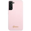 Etui GUESS Silicone Script Metal Logo do Samsung Galaxy S22+ Lawenda Model telefonu Galaxy S22+